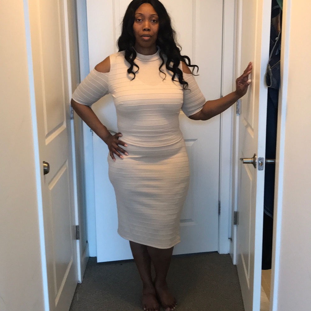 New crop top and skirt set By Ashley Stewart